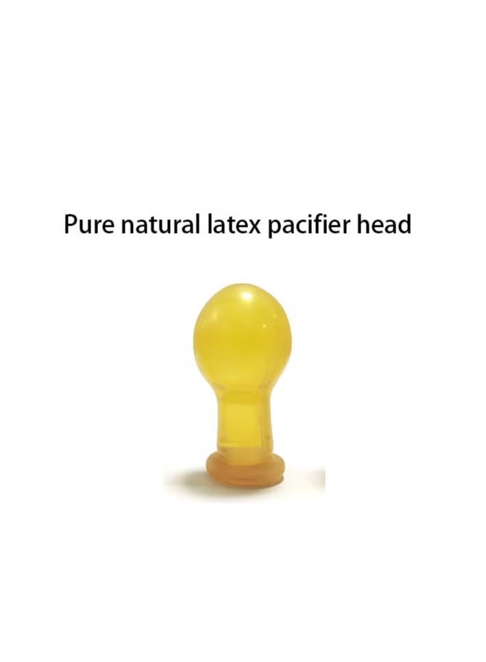 2 Pieces Portable Natural Latex Pacifier,Baby 0-12 Months - Image 3