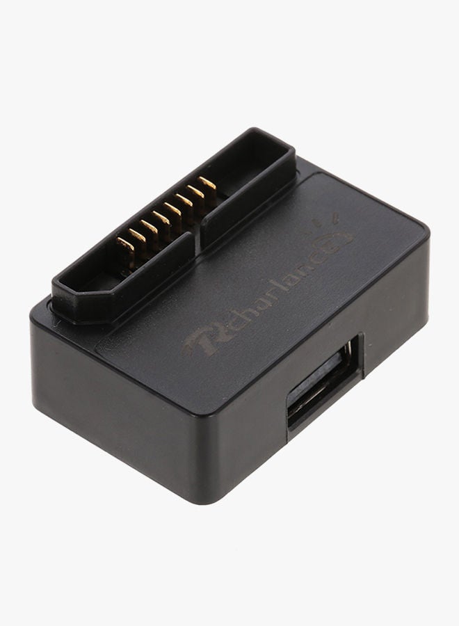 NIBEMINENT Battery To Power Bank Adapter USB Charger Converter For DJI Mavic Air Drone Quadcopter Black - Image 3