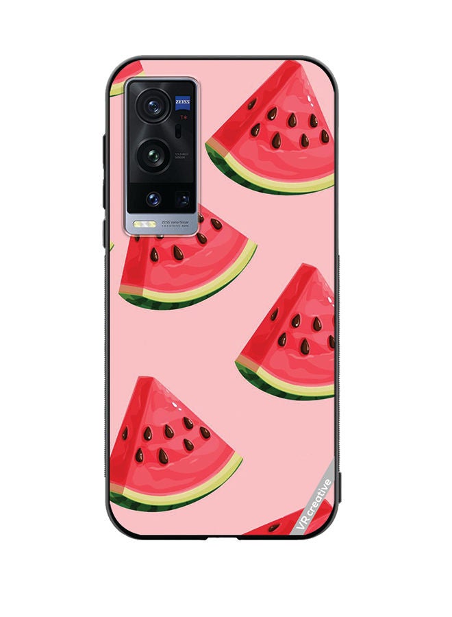 VR CREATIVE Protective Case Cover For Vivo X60 Pro Plus Watermelon Design Multicolour - Image 1