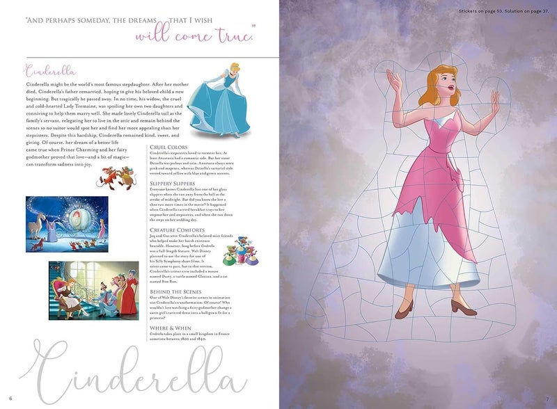 Disney Princess Sticker Art Puzzles  - Image 2
