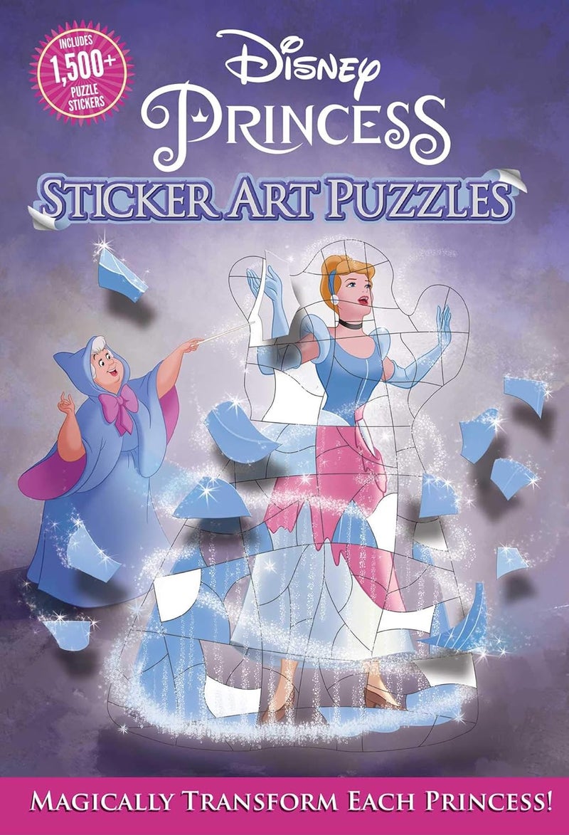 Disney Princess Sticker Art Puzzles  - Image 1