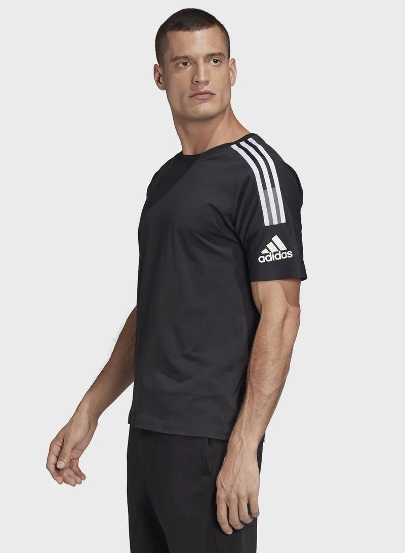 Adidas Z.N.E. 3 Stripe T-Shirt