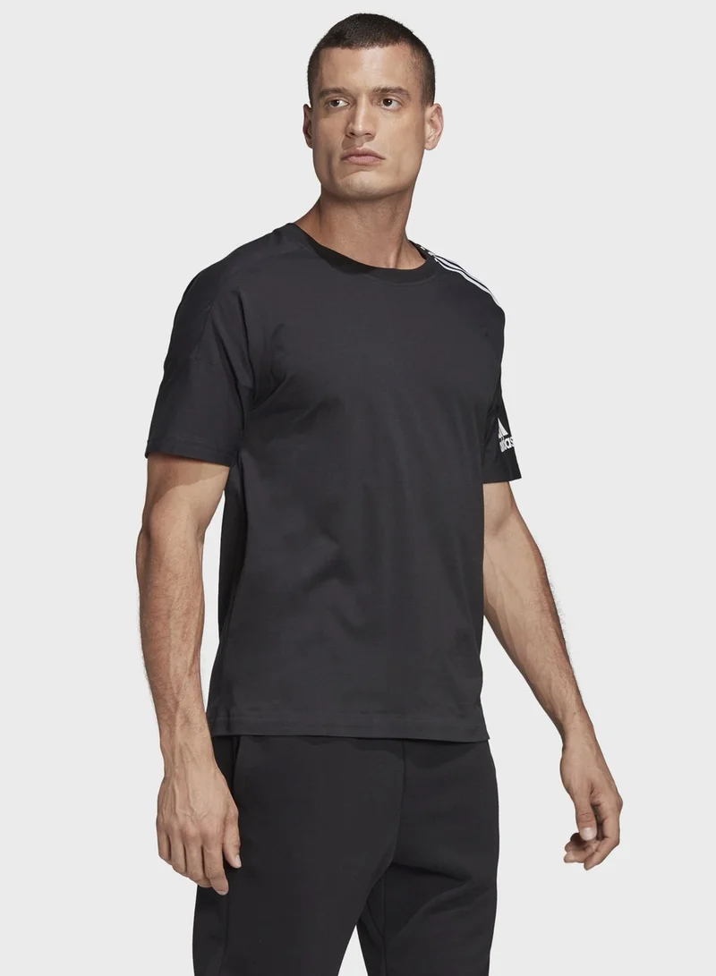Adidas Z.N.E. 3 Stripe T-Shirt
