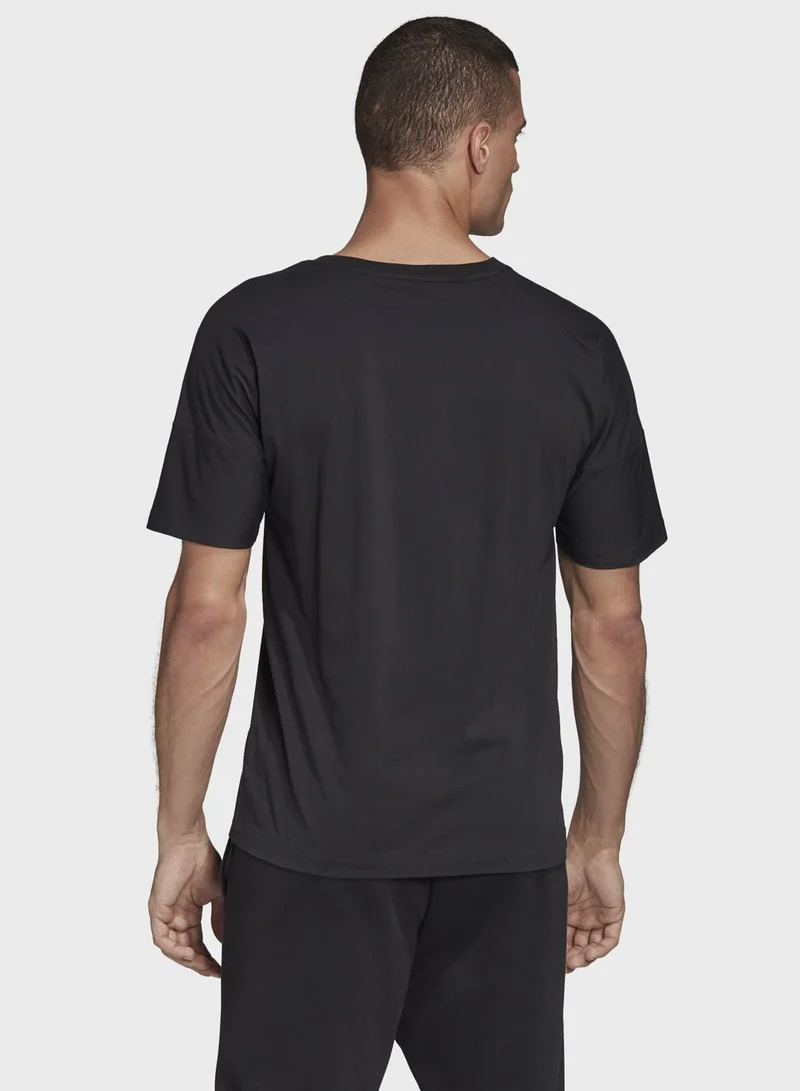 Adidas Z.N.E. 3 Stripe T-Shirt