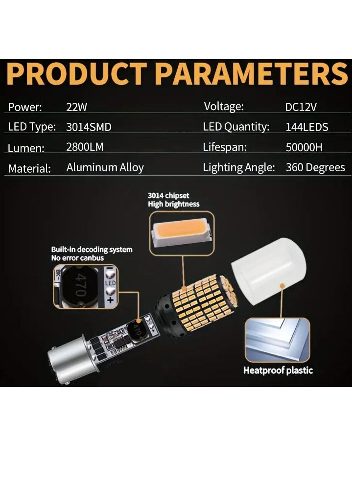 Generic - Two-piece LED lamp for the car - 2 bulbs - strong lighting - MT BEST BUY - Image 1