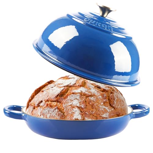 CUKOR ﻿CUKOR 7QT Dutch Oven Pot With Lid, Enameled Cast Iron Dutch Oven For Bread Baking, Non-Stick Bread Pot for Oven/Stovetop (Roast, Braising, Stewing, Soups) - Image 1