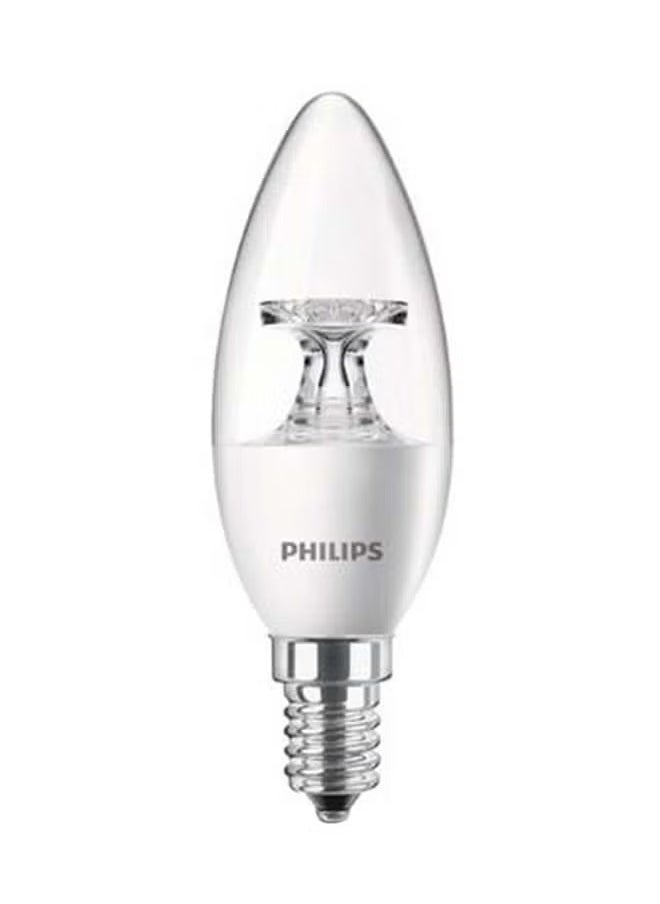 Philips E14 LED Bulb Clear/Silver/White 