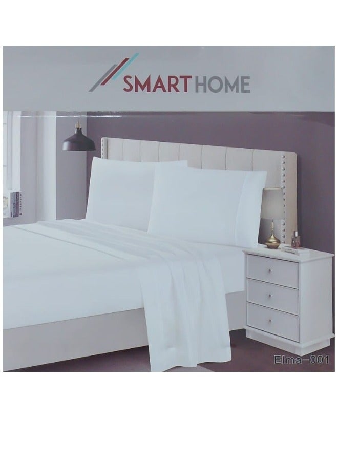 SMART HOME Single sheet, a protective cover to protect the mattress, excellent waterproof, soft and well-ventilated with tight rubber edges up to a height of 30 cm, large queen size 200*120*30 cm - Image 1