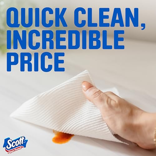 Scott Paper Towels, Choose-A-Sheet, 6 Double Rolls = 12 Regular Rolls (108 Sheets Per Roll) - Image 4