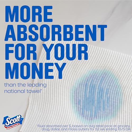 Scott Paper Towels, Choose-A-Sheet, 6 Double Rolls = 12 Regular Rolls (108 Sheets Per Roll) - Image 3