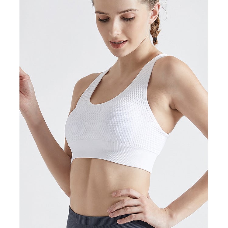 Women's Seamless Sports Bra – Quick-Drying, Breathable, Shock-Proof for Yoga and Fitness - Image 4