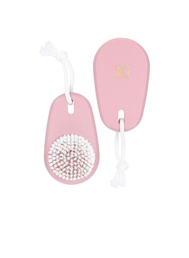 ILU Ilū Bamboom Body Cleansing Brush Color Pink Flamingo - Image 1