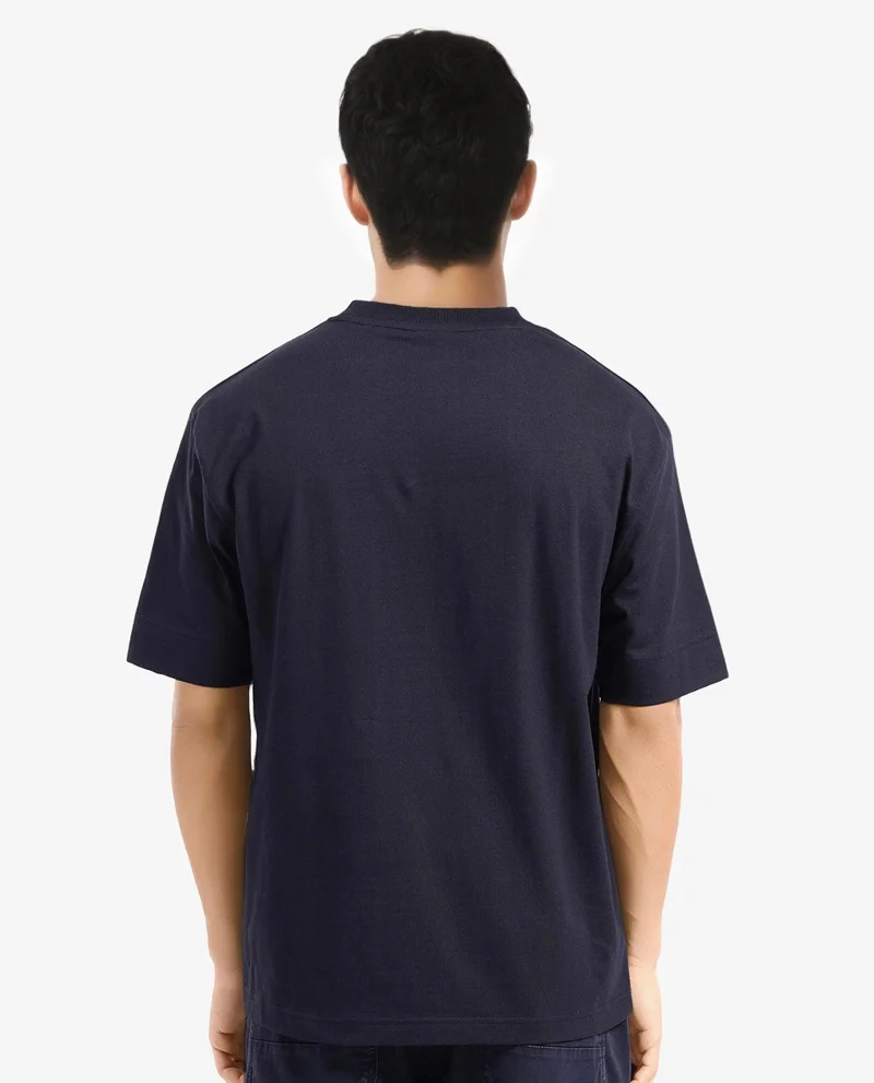 Rare Rabbit Men's Hd Print Boxy Fit T-Shirt