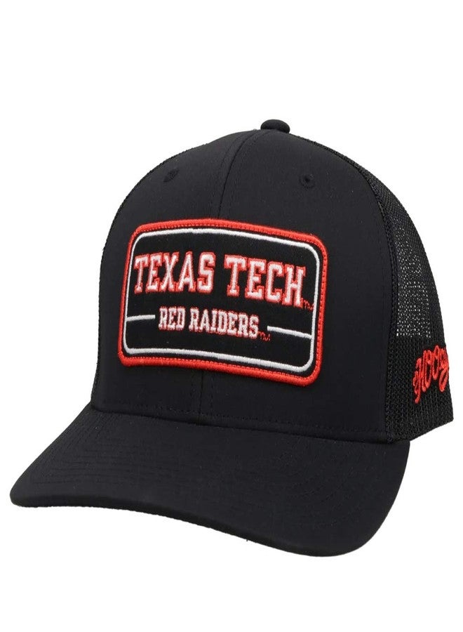 HOOEY Men's Texas Tech University Officially Licensed Collegiate Hat (US, Numeric, 0, 8, 7046T-Black) - Image 1