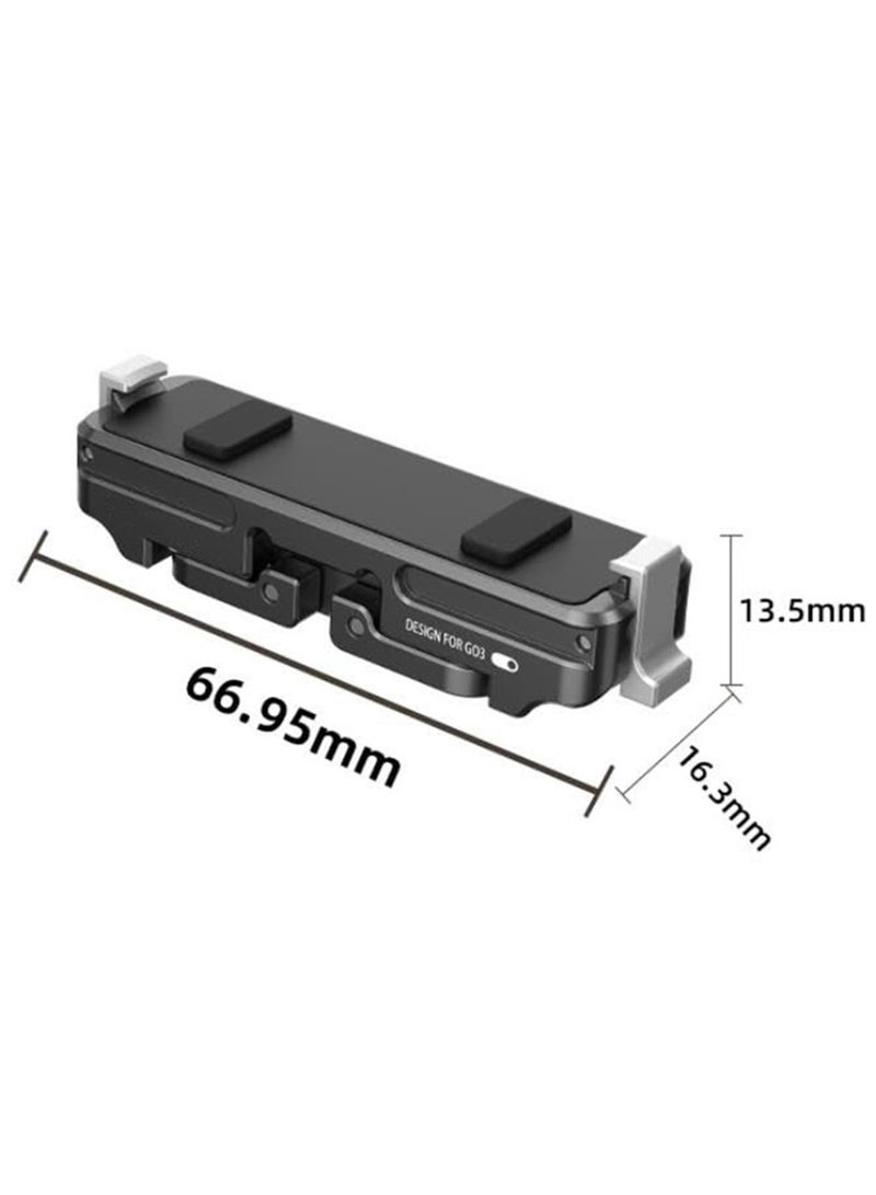 SYOSI Magnetic Quick Release Mount Fit for Insta360 GO 3, Magnetic Mount Foldable Adapter, Magnetic Accessories Camera Mount, Conversion Adapter Tripod, Anti-Scratch Impact-resistant Easy Installation  - Image 5