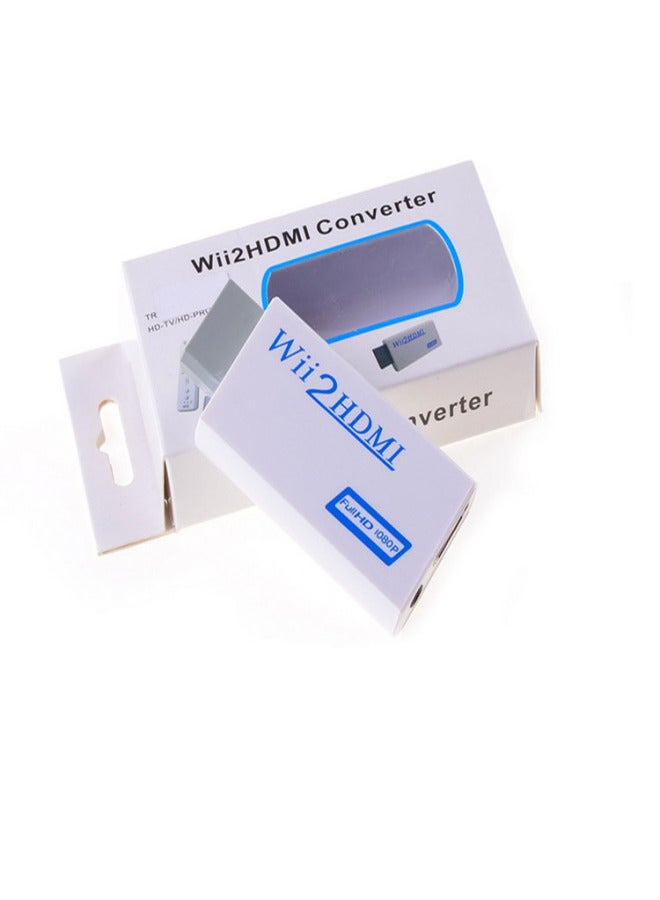 Spot WII To HDMI Converter Wii To Hdmi HD Video Adapter Wii2hdmi-Color:White Bag  - Image 2