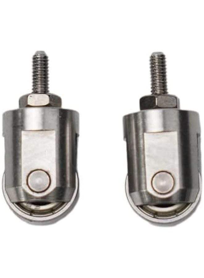 M2 5 Dial Test Indicator Roller Contact Points with Non Return Nuts Measuring Tips - Image 1