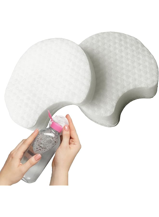 300 Thickened Makeup Remover And Skin Care Cotton Pads Multi Layer Makeup Wipe Soft Facial Cleansing Rounds Gentle Natural Texture 1200 Sheets For Daily Use - Image 1