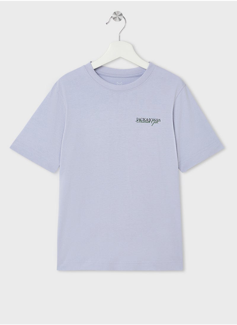 Jack & Jones Junior - Kids Logo Crew Neck T-Shirt - Image 1