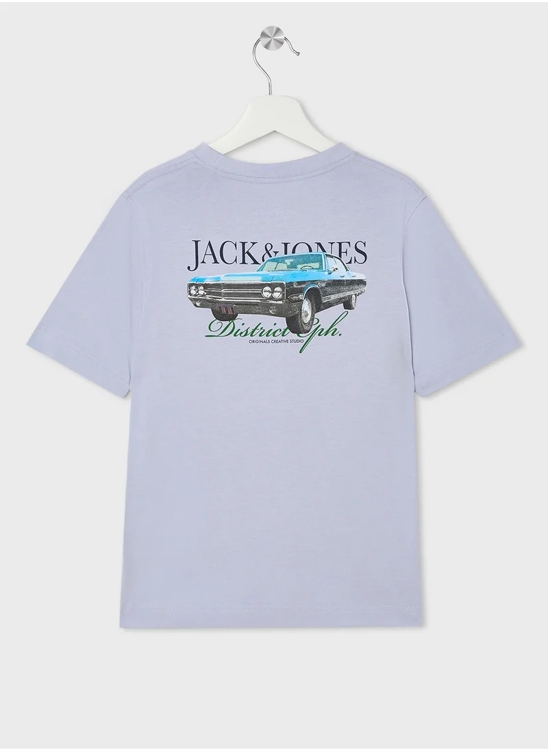 Jack & Jones Junior Kids Logo Crew Neck T-Shirt