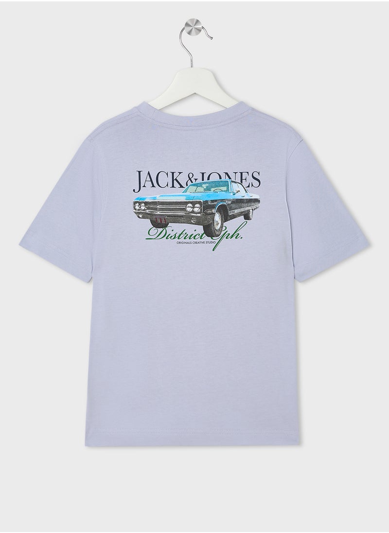 Jack & Jones Junior - Kids Logo Crew Neck T-Shirt - Image 1