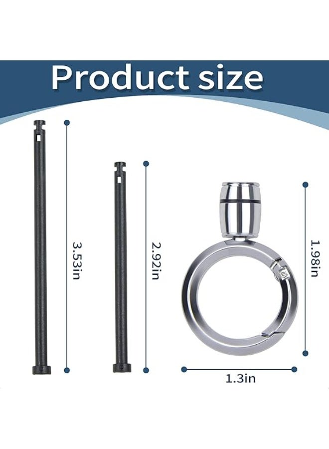 OUYoo Compatible with lexus Key fob Cover with Keychain,Metal Keychain,TPU Protective Key case,Upgrade the TPU surface texture shell,Compatible with 2018-2025 ES250 ES350 UX200 NX300h RX350 RX450h GX460 TX550 LX600 LS500 LC500h ect new Remote Smart Key,With keychain.(blue) - Image 5