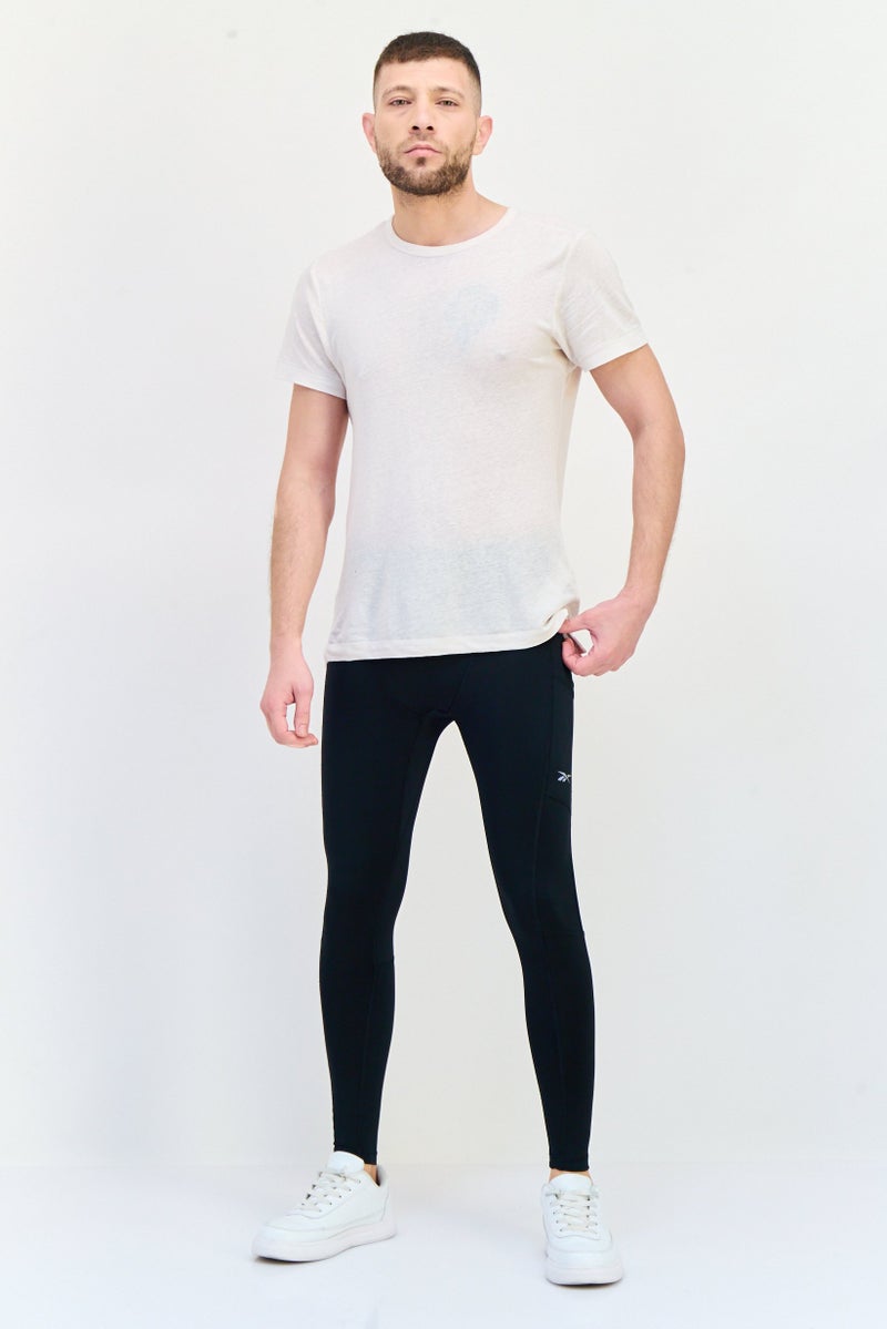 Reebok Men Sportswear Fit Training Tights, Black - Image 4
