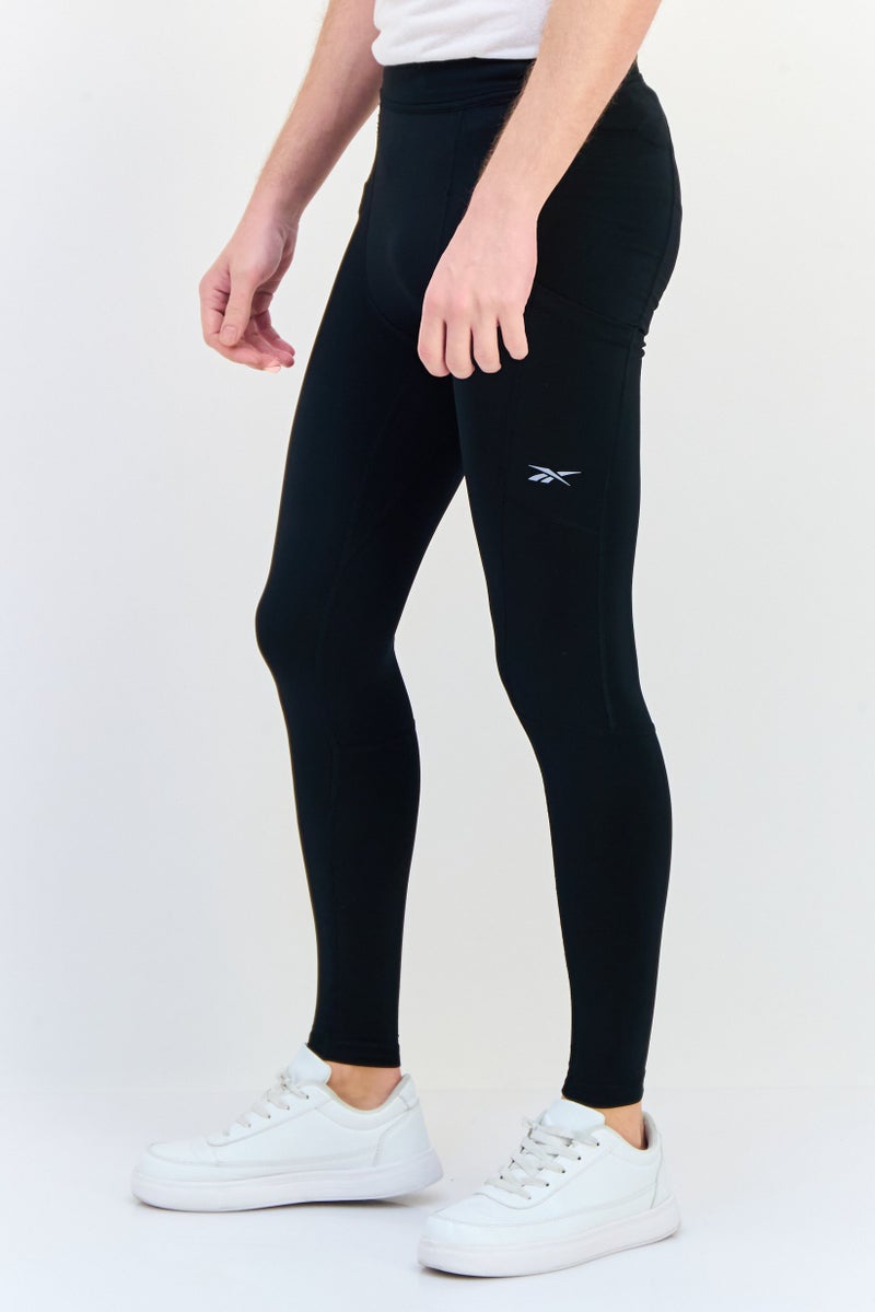 Reebok Men Sportswear Fit Training Tights, Black - Image 2