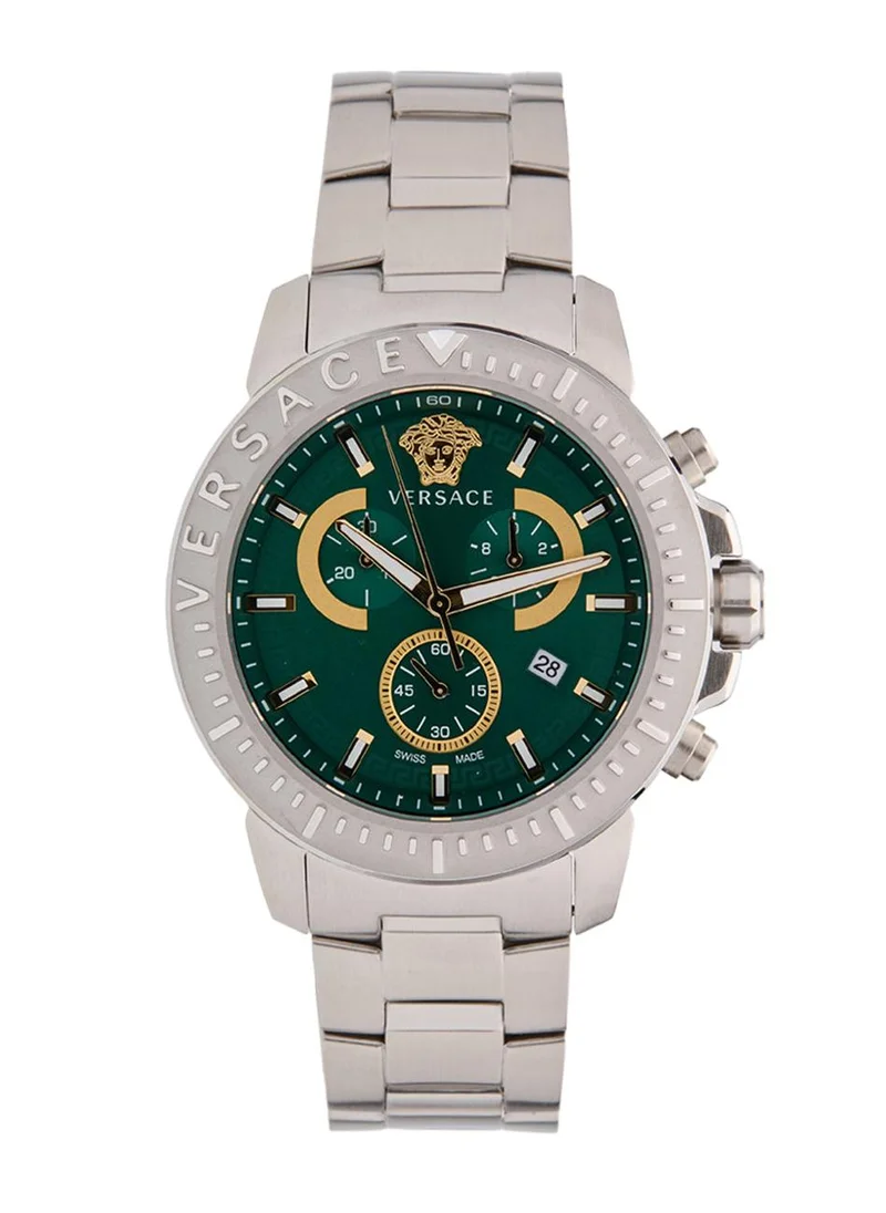 VERSACE New Chronograph Green Dial Watch