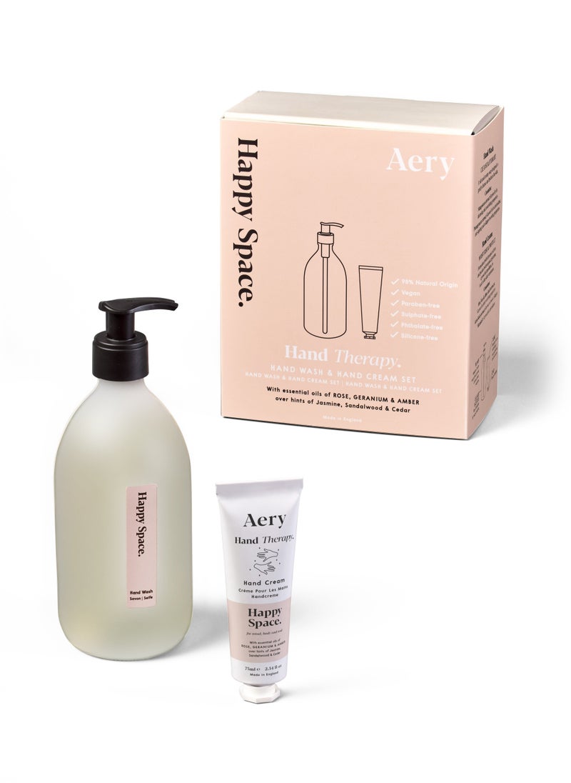 Aery Living Aery Living Happy Space Hand Therapy Gift Set 500ml Soap & 75ml Hand Cream  - Image 3