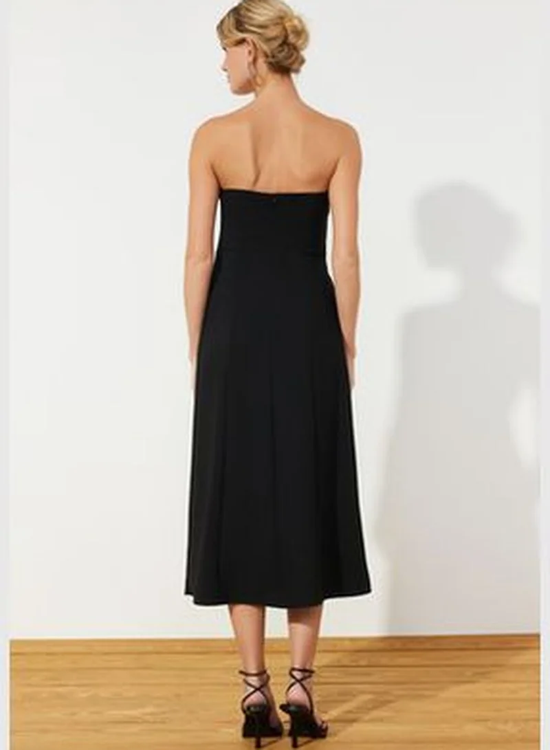 trendyol Color Block Midi Dress
