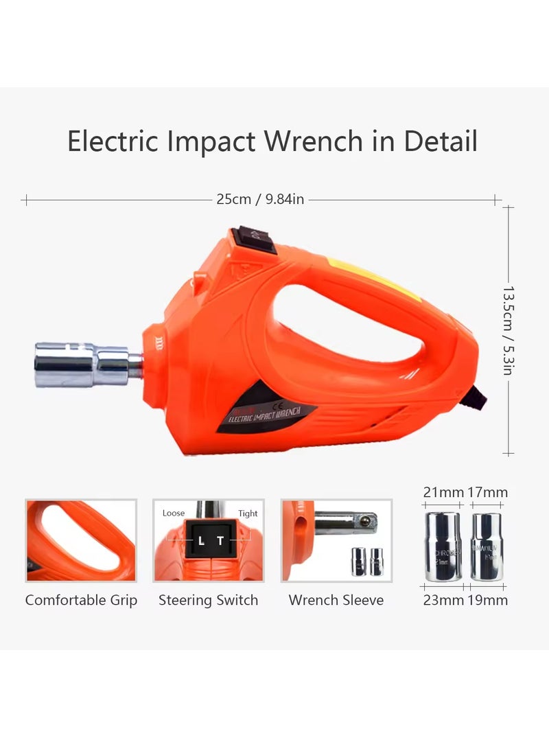 Gasin 12V 5 ton car electro-hydraulic jack set with air pump multi-function 4 in 1 suitable for all car models - Image 3