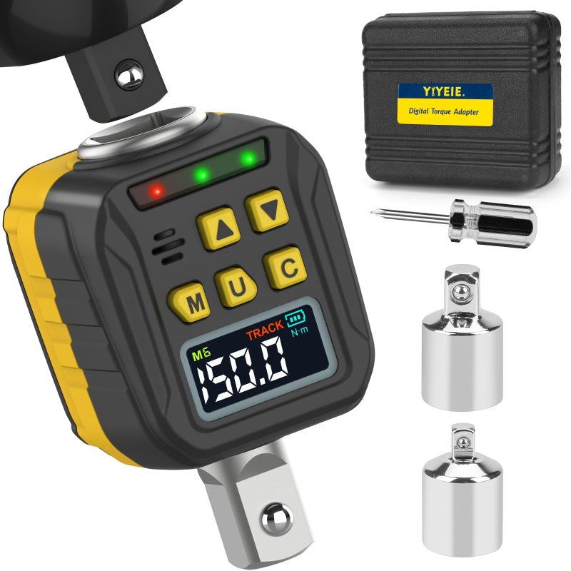 محول عزم الدوران الرقمي YIYEIE 12 741475 Ftlb10200 Nm مع شاشة LCD ملونة