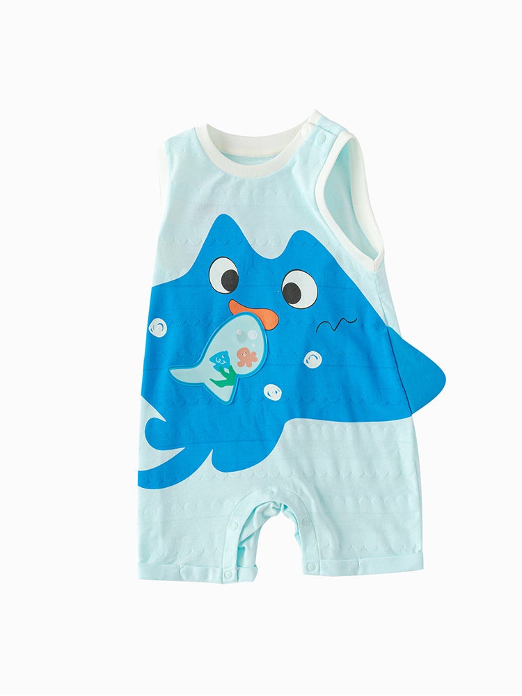 Balabala Unisex Bodysuit With Striped Pattern - Image 1