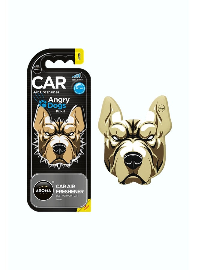 أروما Polymers Angry Dogs معطر تكييف السيارة Fresh Linen