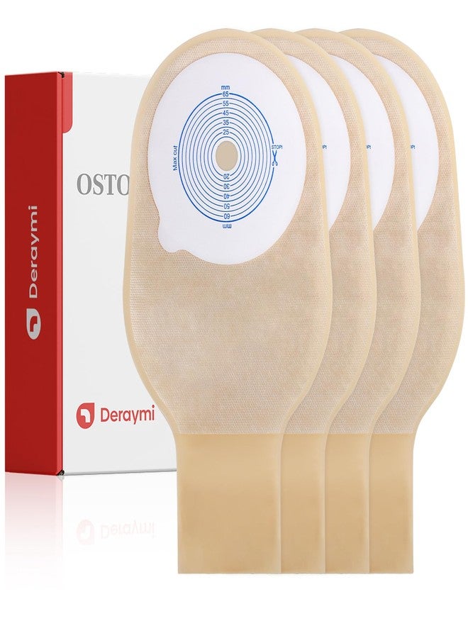 DERAYMI 30 PCS Colostomy Bags, DERAYMI One Piece Ostomy Bag,15mm-65mm Ostomy Supplies, Cut to Fit, Ostomy Drainable Pouch - Image 1
