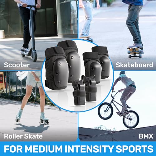 Elos Impact Wrist Guards for Skating Adult, Kids & Youth - Various Sizes, Comfy, Breathable & 3D Contouring - Ideal for Skateboard, Inline Skating, Rollerblade Men & Women (Wrist Guards, Small) - Image 5