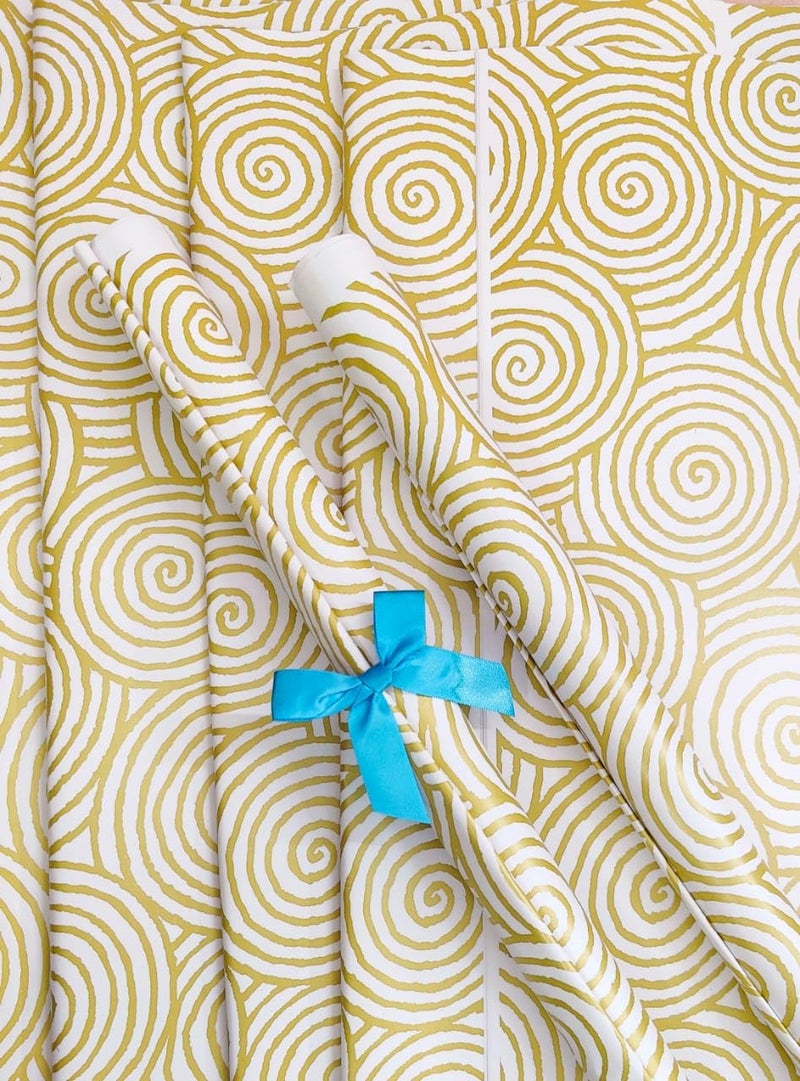 Tera13 TERA 13 Golden Gift Wrapping Paper Sheets, Gift Wrapping Paper Sheet, Gift Wrap Roll, Gift Cover Rapping Paper, Gift Packing Materials, Golden Gift Wrapping Paper (10pcs) - Image 1