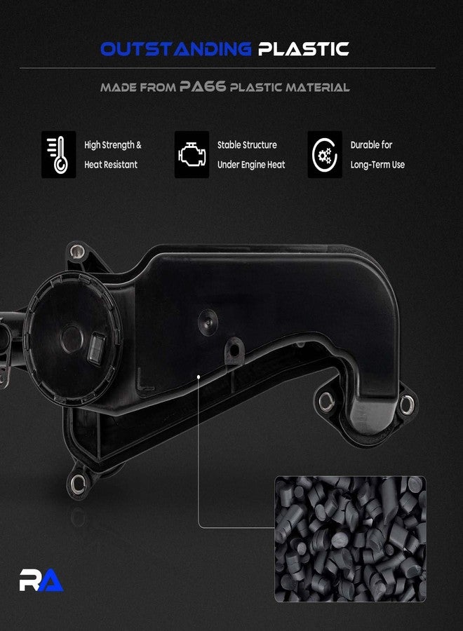 RHAOCZIYAUTO Air Oil Separator Assembly Compatible with Ford F250 F350 F450 F550 2023-2024 Super Duty 6.7L Diesel PC3Z-6A785-A, PC3Z6A785A - Image 3