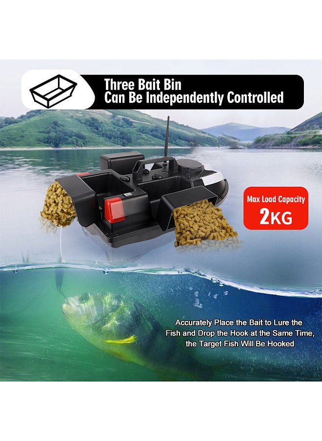 Generic RC Fishing Lure Boat 500m Remote Control Fishing Bait Boat GPS Auto Return Waterproof Nesting Boat with Double Motors  - Image 5