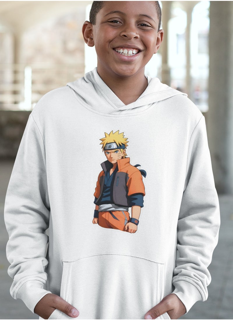 ZOOM 'Anime' White Hoodie 