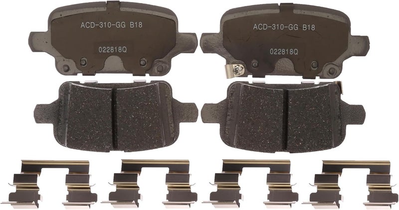 ACDelco مجموعة وسادات الفرامل الخلفية لمركبات شيفروليه - نموذج 14D1915 / 85127904 / 42679627 - Image 1