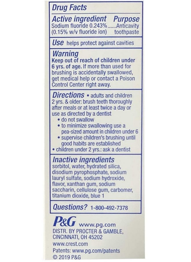 Crest Crest Tartar Protection, Regular Paste, 5.7 ounces (Pack of 4)  - Image 2