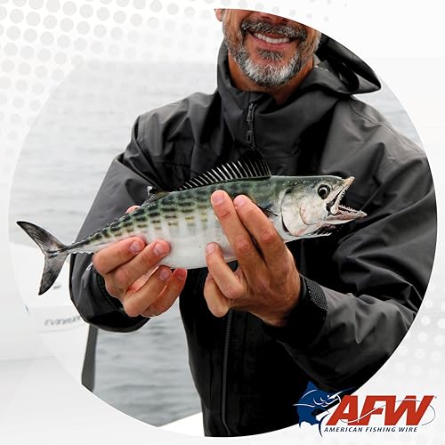 AFW American Fishing Wire Surfstrand, Bare 1x7 Stainless Steel Leader Wire, 60 lb Test, 0.018" Diameter, Camo, 1000 ft - Image 4