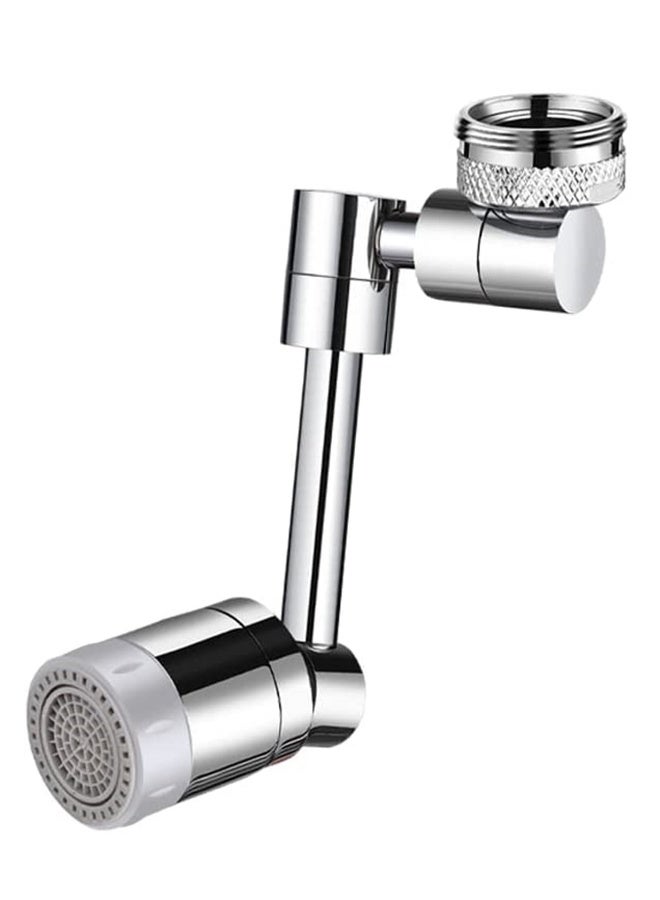 1800° Large Angle Swivel Faucet Aerator, Durable Splash Resistant Faucet Extender, Two Water Saving Faucet Aerators for Bathroom Sink, Kitchen Sink (24 mm)  - Image 1