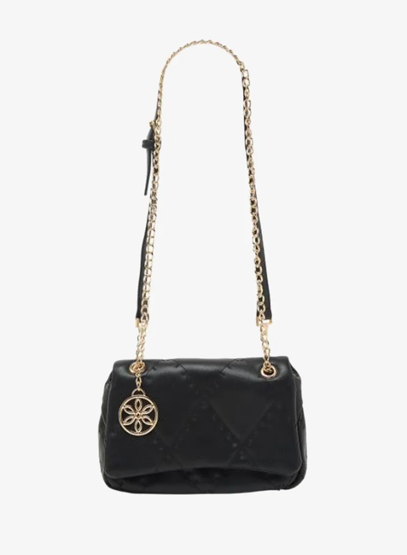 Sasha Sasha Quilted Crossbody Bag with Chain Strap