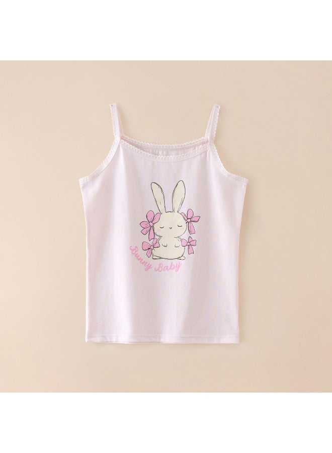 2026 Summer New Style A-class Girls' Cotton Camisole, Thin And Soft With Lace, Korean Style Baby Outerwear Vest