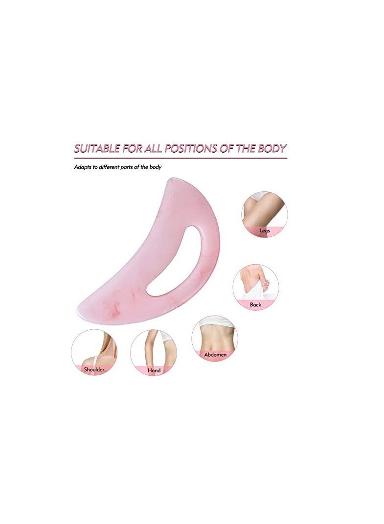 Loquat AICNLY Large gua sha Massage Tool, Lymphatic Drainage Massager,Muscle Scraping Massage Tools,Body Sculpting Anti Cellulite Tools for Man and Women (Pink) - Image 5