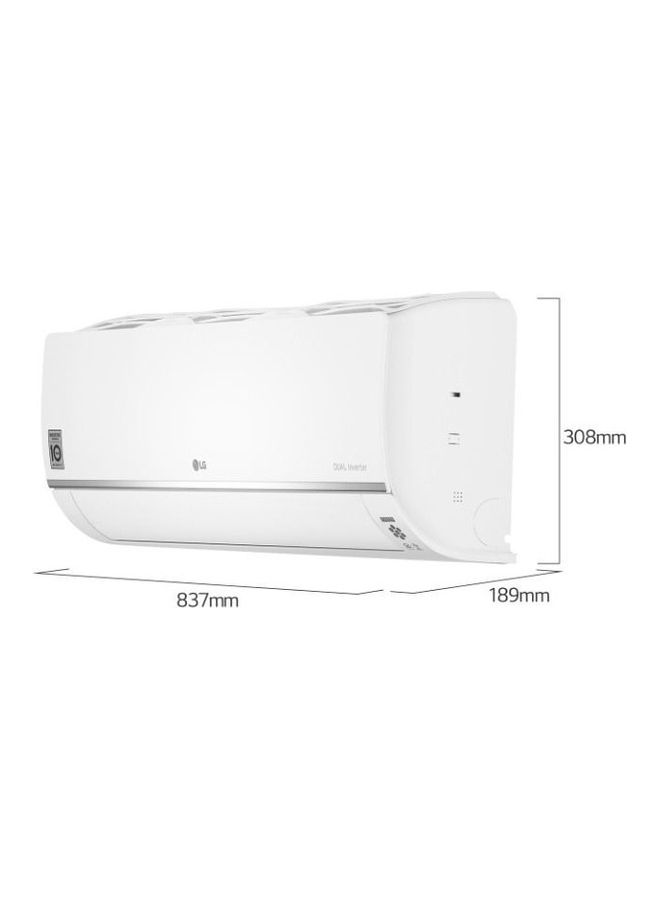 LG Dual Cool Split Inverter Air Conditioner, 1.5 HP, Cooling Only, S4-Q12JA2MC White - Image 4