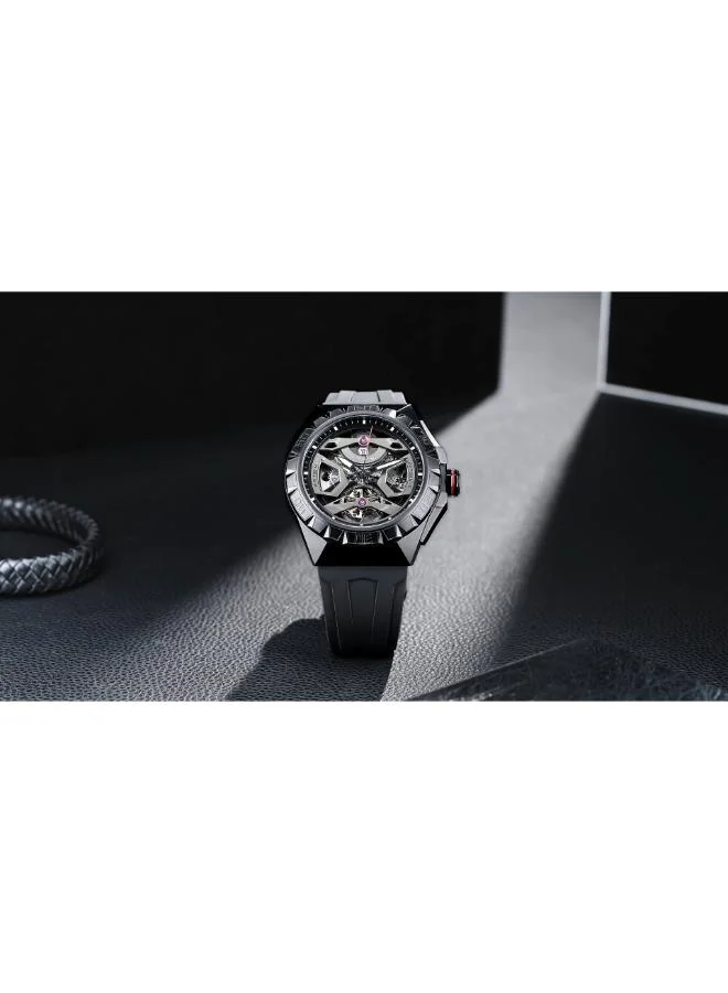 Tsar Bomba  Men's Rubber Automatic Watch TB8804A-01 - 316L Stainless Steel mm for Men | Best Price UAE